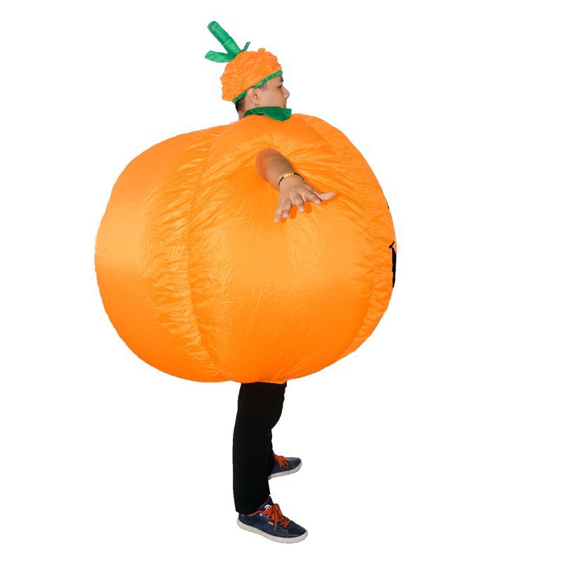 Deluxe Inflatable Giant Pumpkin Halloween Costume Suit