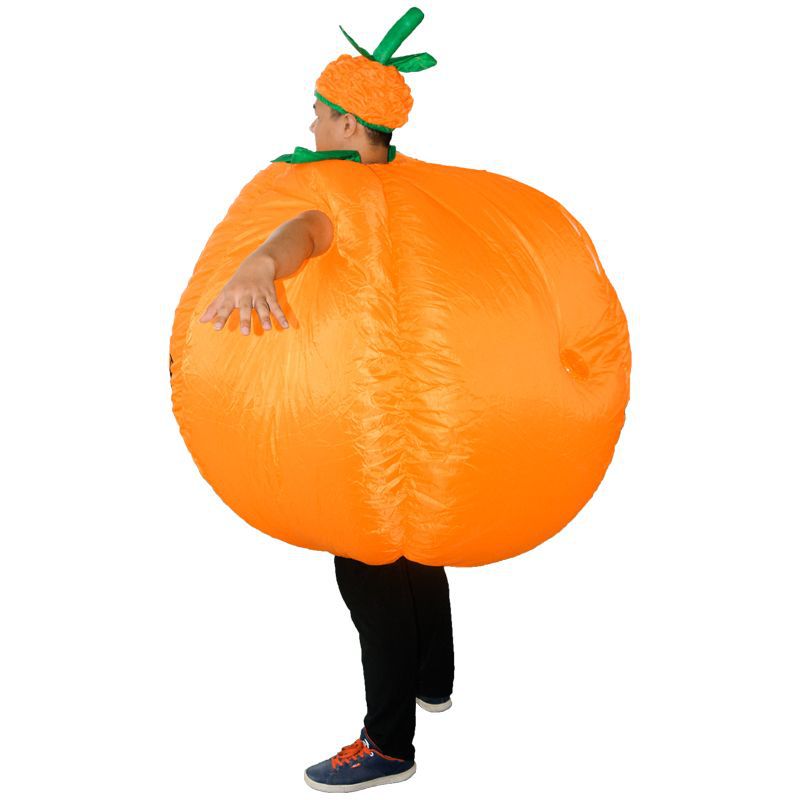 Deluxe Inflatable Giant Pumpkin Halloween Costume Suit