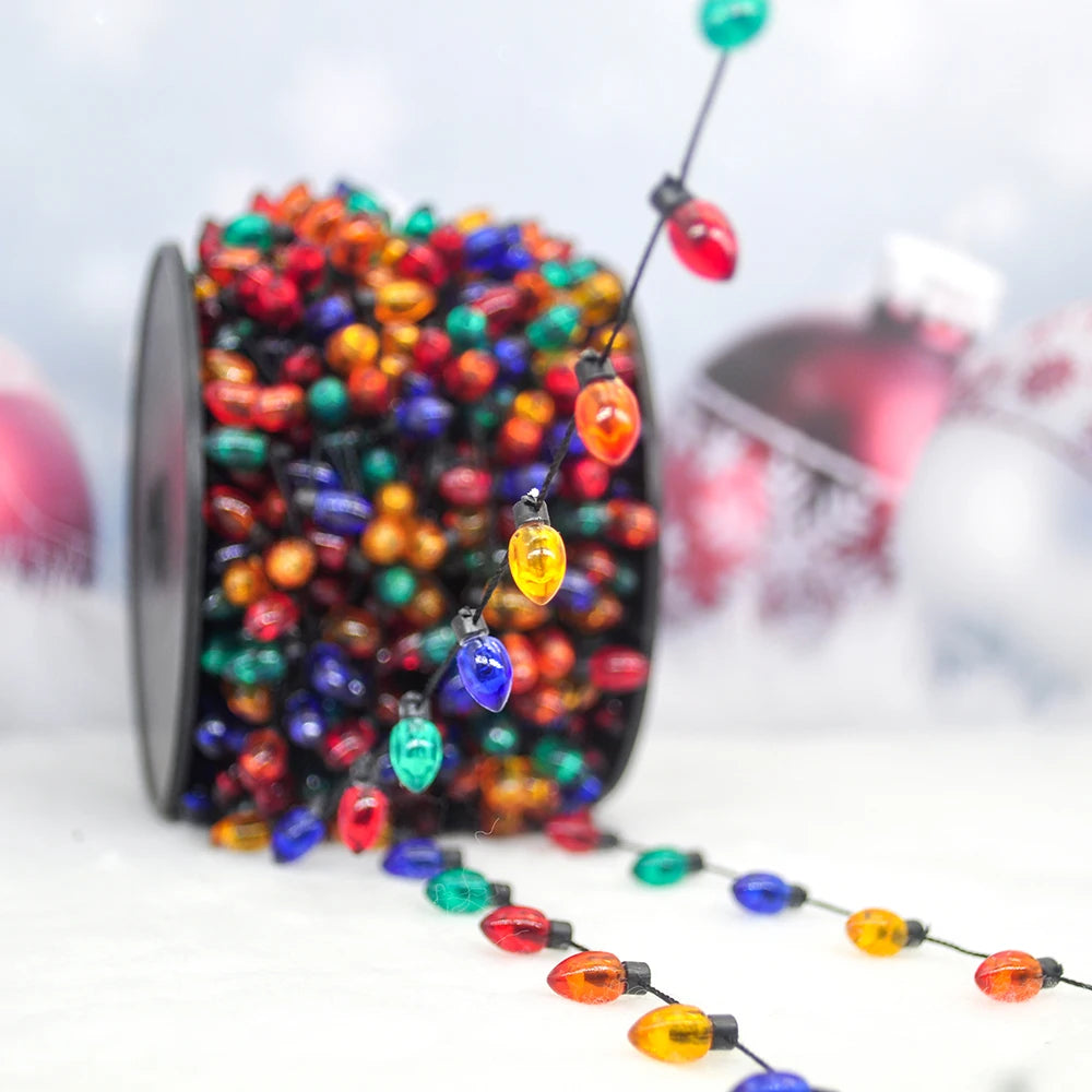 5M HOT Christmas Tree Decoration Color Bulb Garland Hanging Light String DIY Wedding Party Xmas Home New Year Decoration Navidad