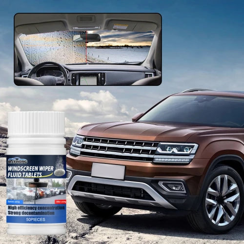 Rayhong Windshield Cleaner  Clean Decontamination Remove Shellac Film Wiper Effervescent Tablet