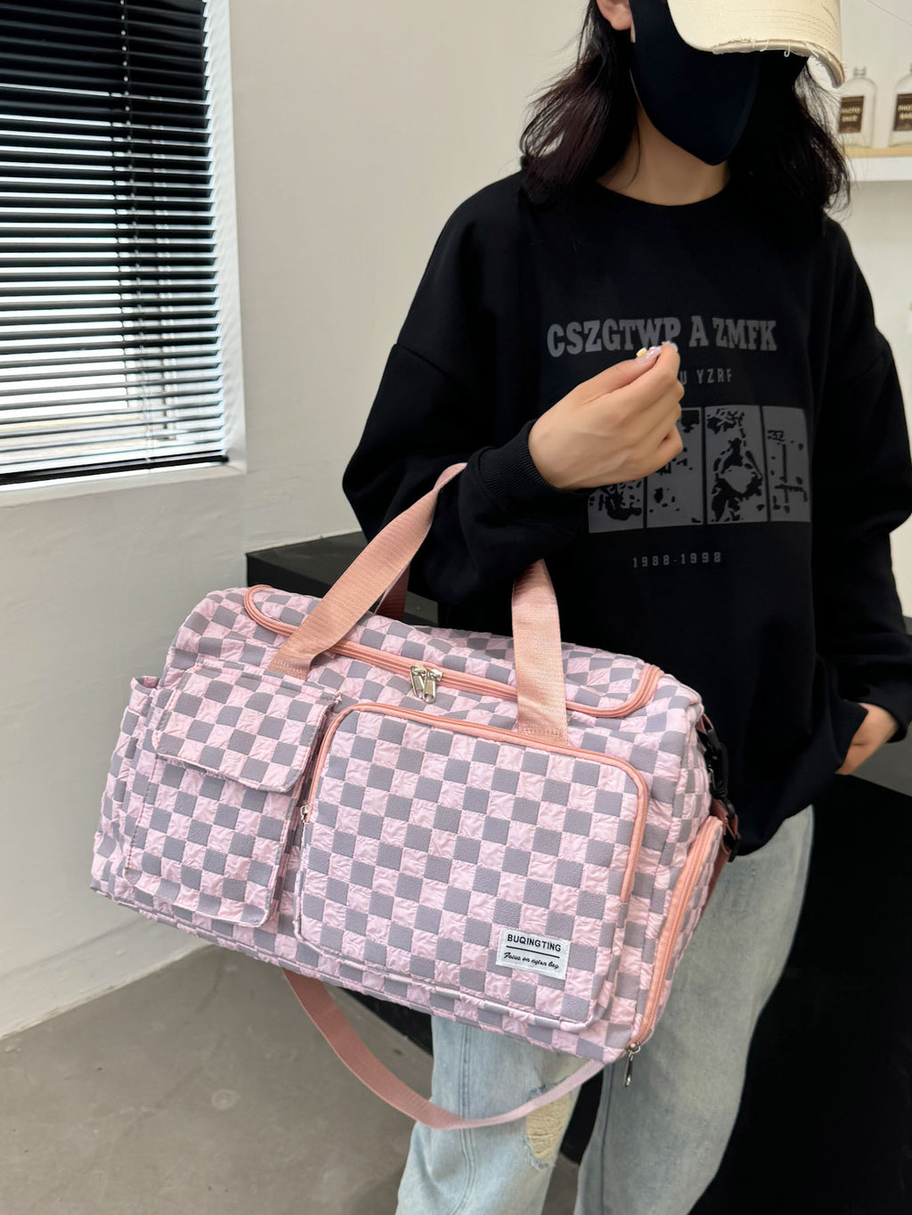 2025 Fashionable New Sports Fitness Bag Large Capacity Dry and Wet Separation Sports Bag Women's Shoulder Crossbody Fitness Yoga