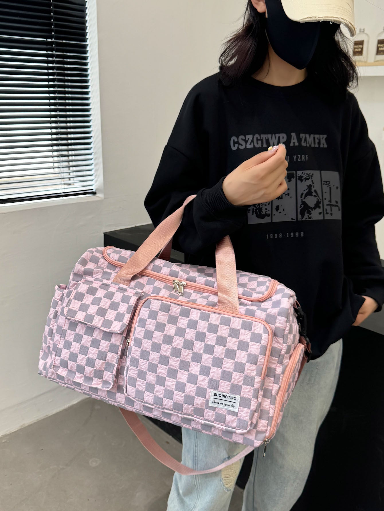 2025 Fashionable New Sports Fitness Bag Large Capacity Dry and Wet Separation Sports Bag Women's Shoulder Crossbody Fitness Yoga