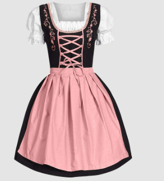 Deluxe Bavarian Beer Maid Dirndl Costume Dress