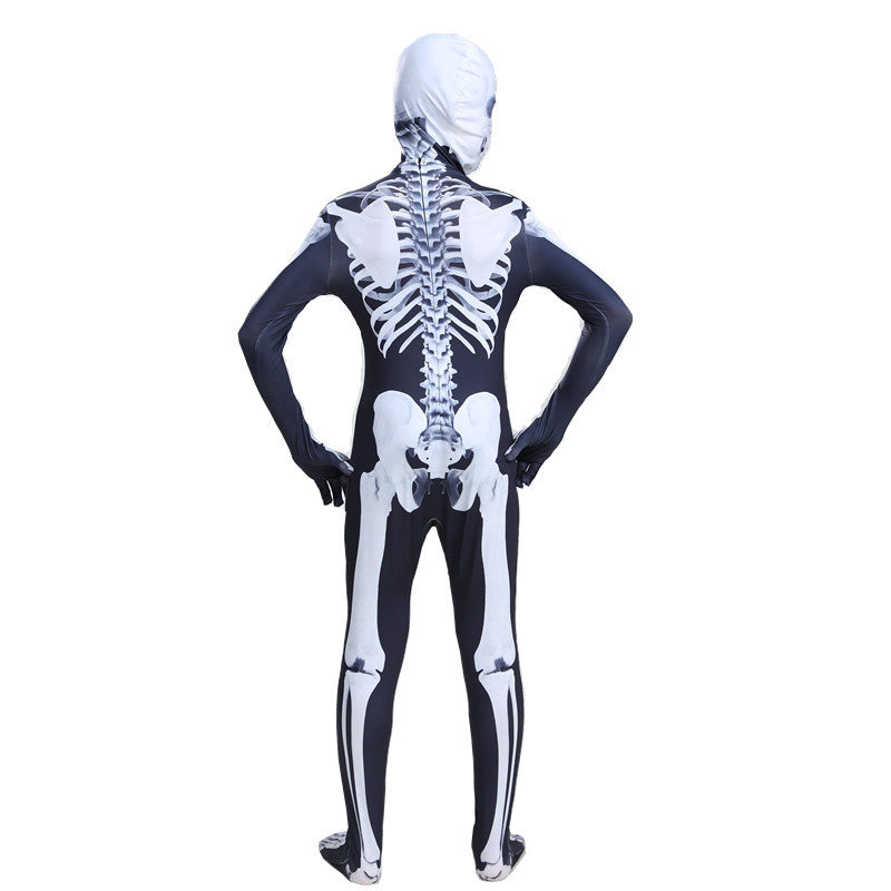 Deluxe 3D Halloween Skeleton & Monster Full-Body Jumpsuit (Kids & Adults)
