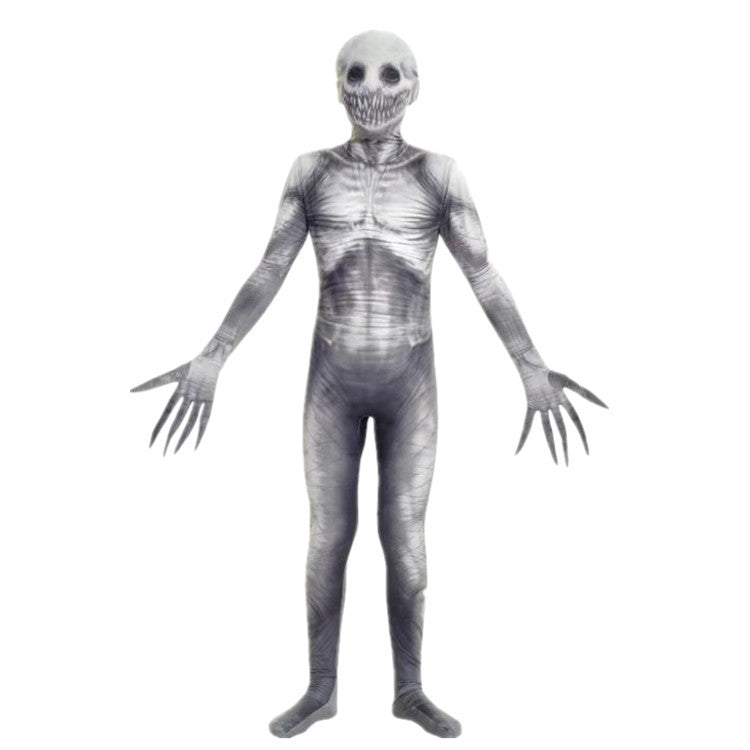 Deluxe 3D Halloween Skeleton & Monster Full-Body Jumpsuit (Kids & Adults)