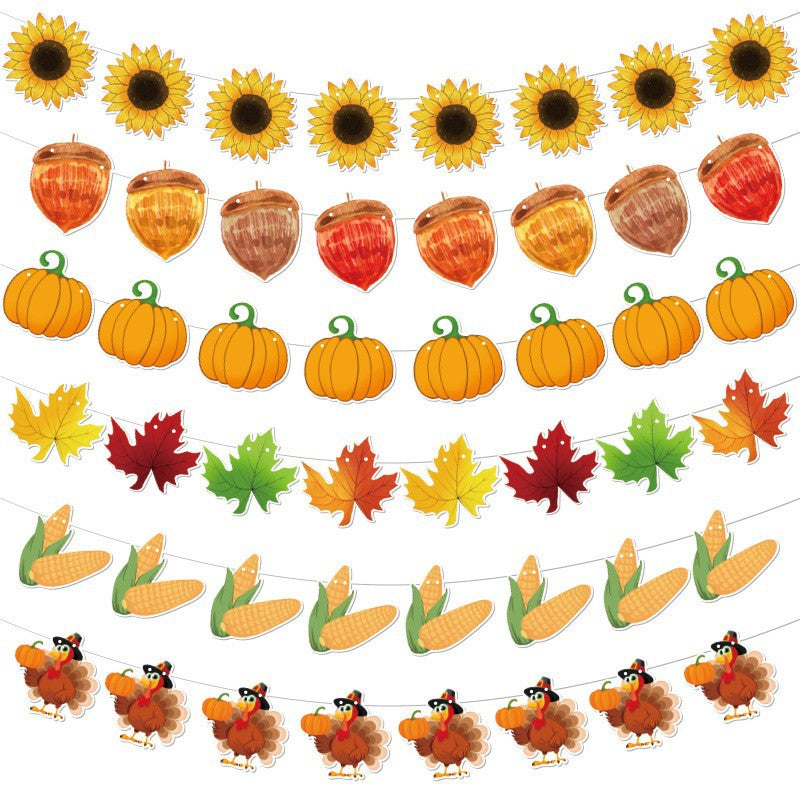 Deluxe Thanksgiving & Autumn Harvest Party Decoration Kit