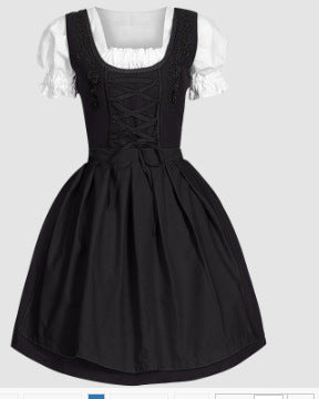 Deluxe Bavarian Beer Maid Dirndl Costume Dress