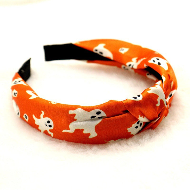 Deluxe Festive Halloween Printed Wide Headband