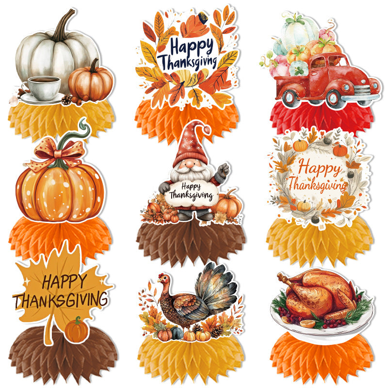 Deluxe Thanksgiving & Autumn Harvest Party Decoration Kit