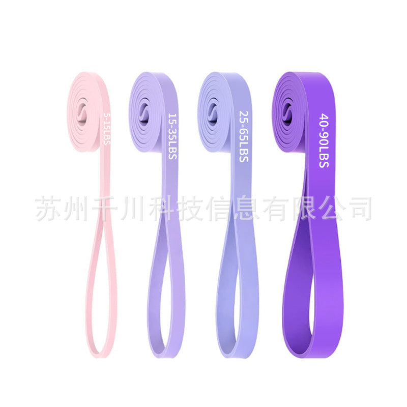 Elastic Band Fitness Men's Resistance Band Fitness Strength Training Elastic Rope Pull-Up Assist Band Women's Stretching