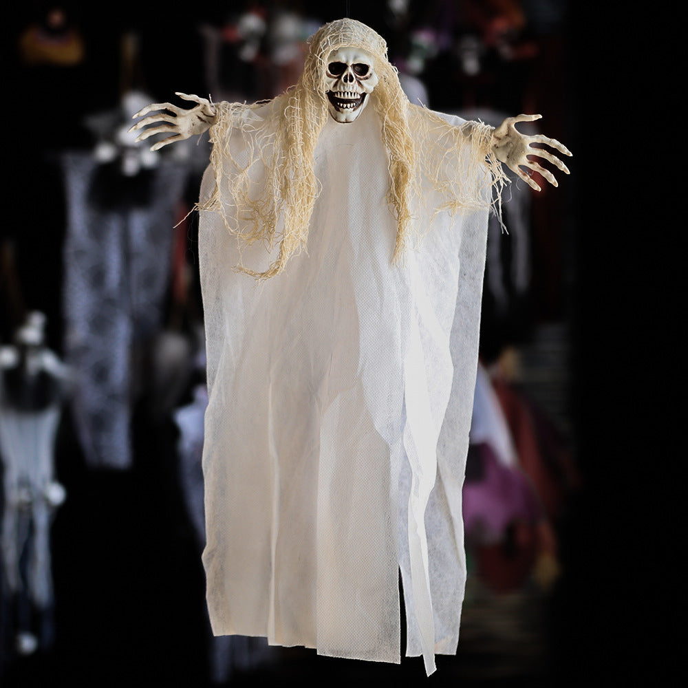 Deluxe Haunted Flying Ghost Window & Wall Hanging Prop