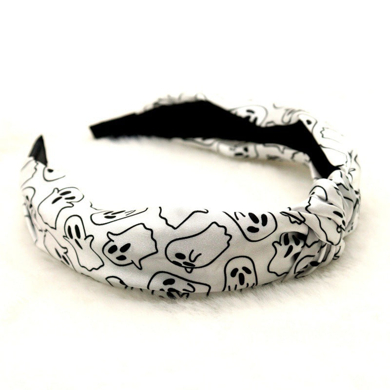 Deluxe Festive Halloween Printed Wide Headband