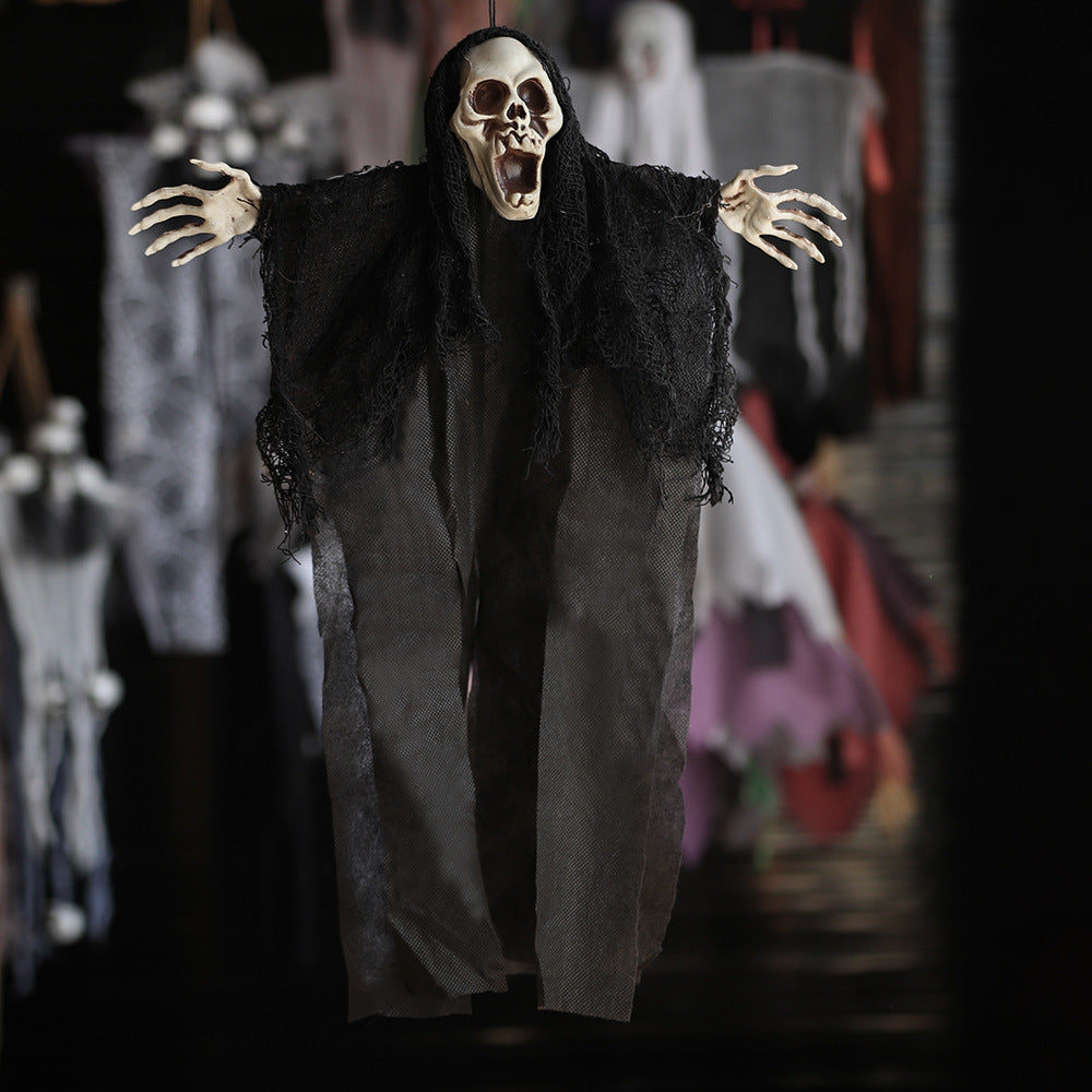 Deluxe Haunted Flying Ghost Window & Wall Hanging Prop