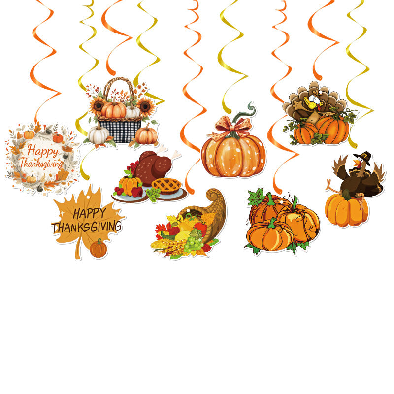 Deluxe Thanksgiving & Autumn Harvest Party Decoration Kit