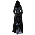 Deluxe Gothic Midnight Witch Hooded Gown