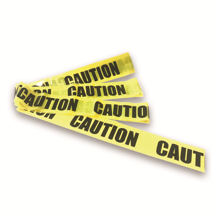 Deluxe Haunted Halloween Warning & Caution Tape Decoration Roll