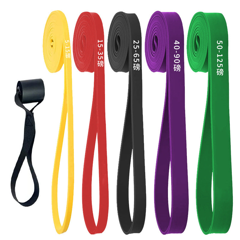 Elastic Band Fitness Men's Resistance Band Fitness Strength Training Elastic Rope Pull-Up Assist Band Women's Stretching