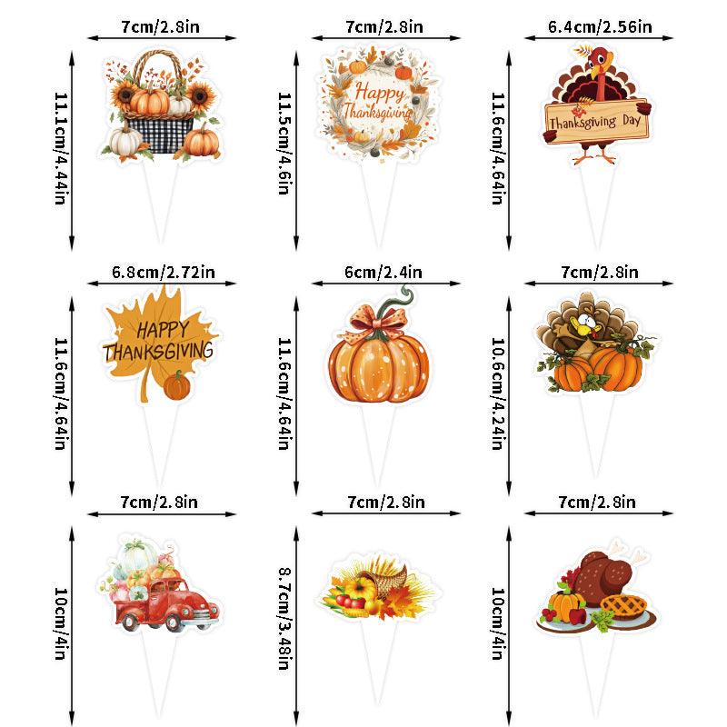 Deluxe Thanksgiving & Autumn Harvest Party Decoration Kit