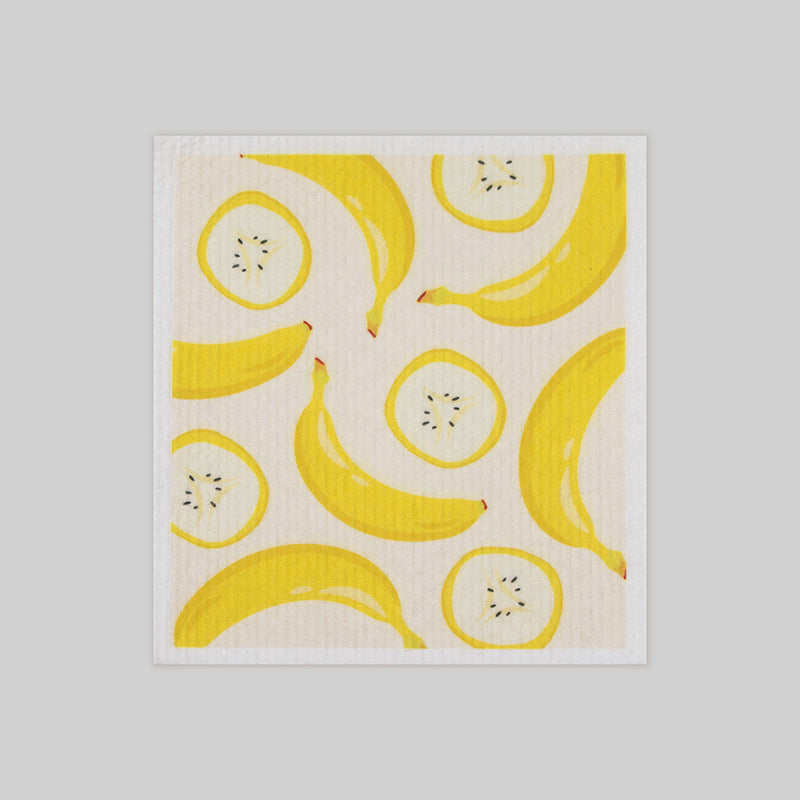 Kitchen Sponge Dishcloth Wholesale Multifunctional Water-Absorbing and Oil-Removing Scouring Pad Non-Woven Fabric German Wood Pulp Cotton Rag