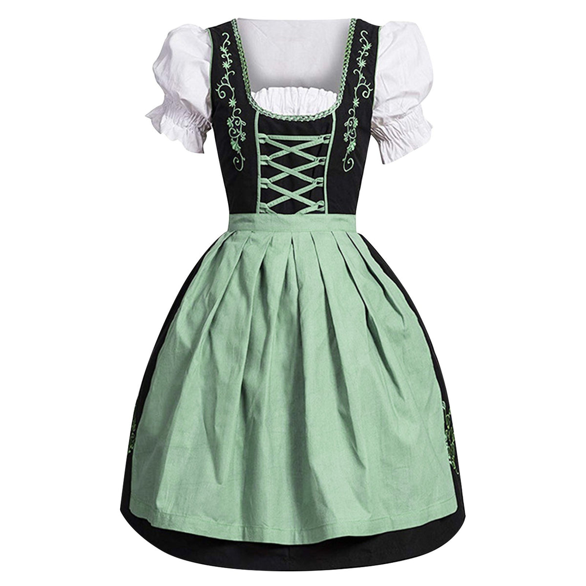 Deluxe Bavarian Beer Maid Dirndl Costume Dress