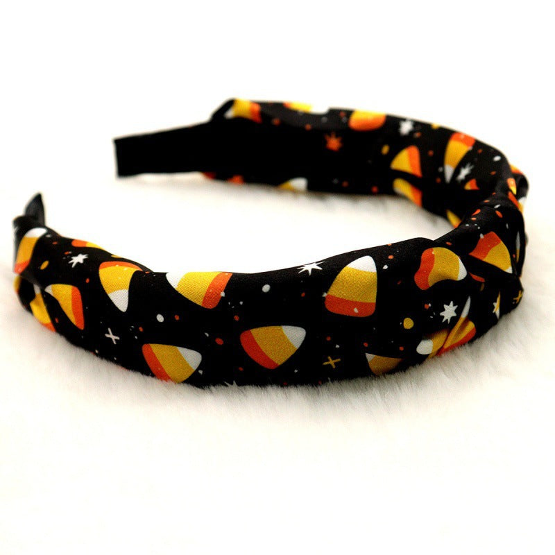 Deluxe Festive Halloween Printed Wide Headband