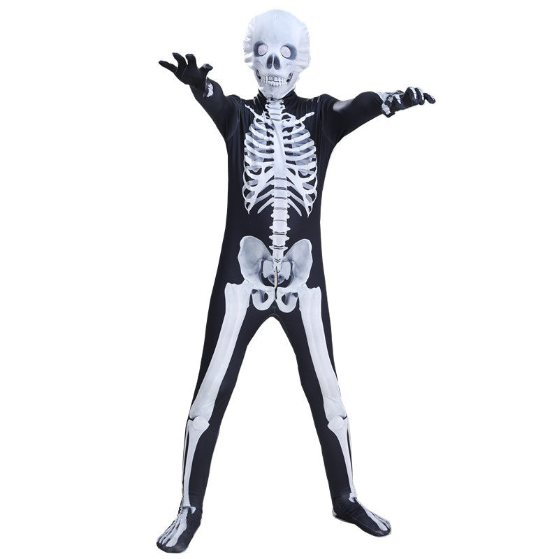 Deluxe 3D Halloween Skeleton & Monster Full-Body Jumpsuit (Kids & Adults)