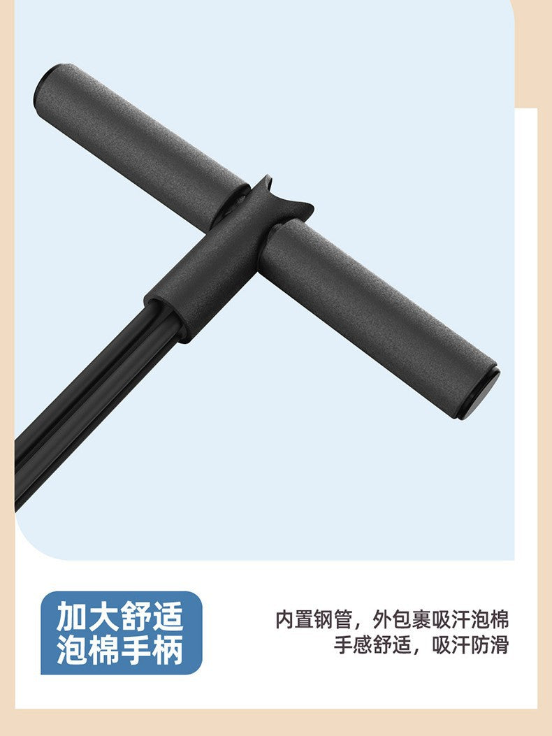 Upgraded Pull Rope Sit-ups Assistant Portable Multifunctional Abdominal Assistant Double Suction Disc Fitness Equipment