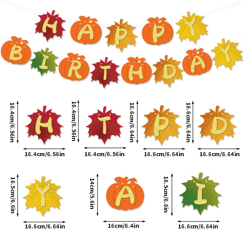 Deluxe Thanksgiving & Autumn Harvest Party Decoration Kit