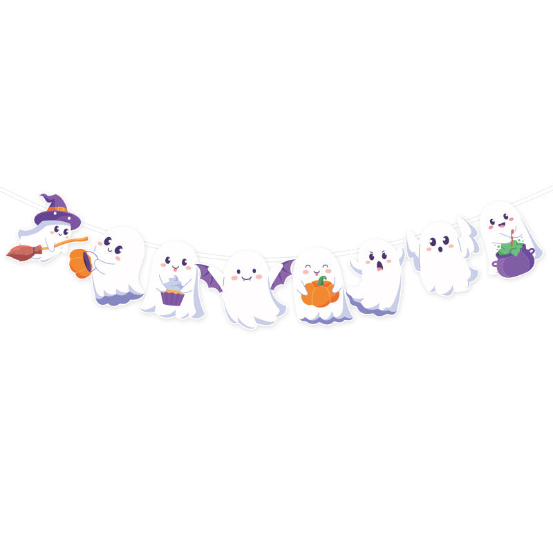 Deluxe Halloween Hanging Garland & Bunting Banner Sets