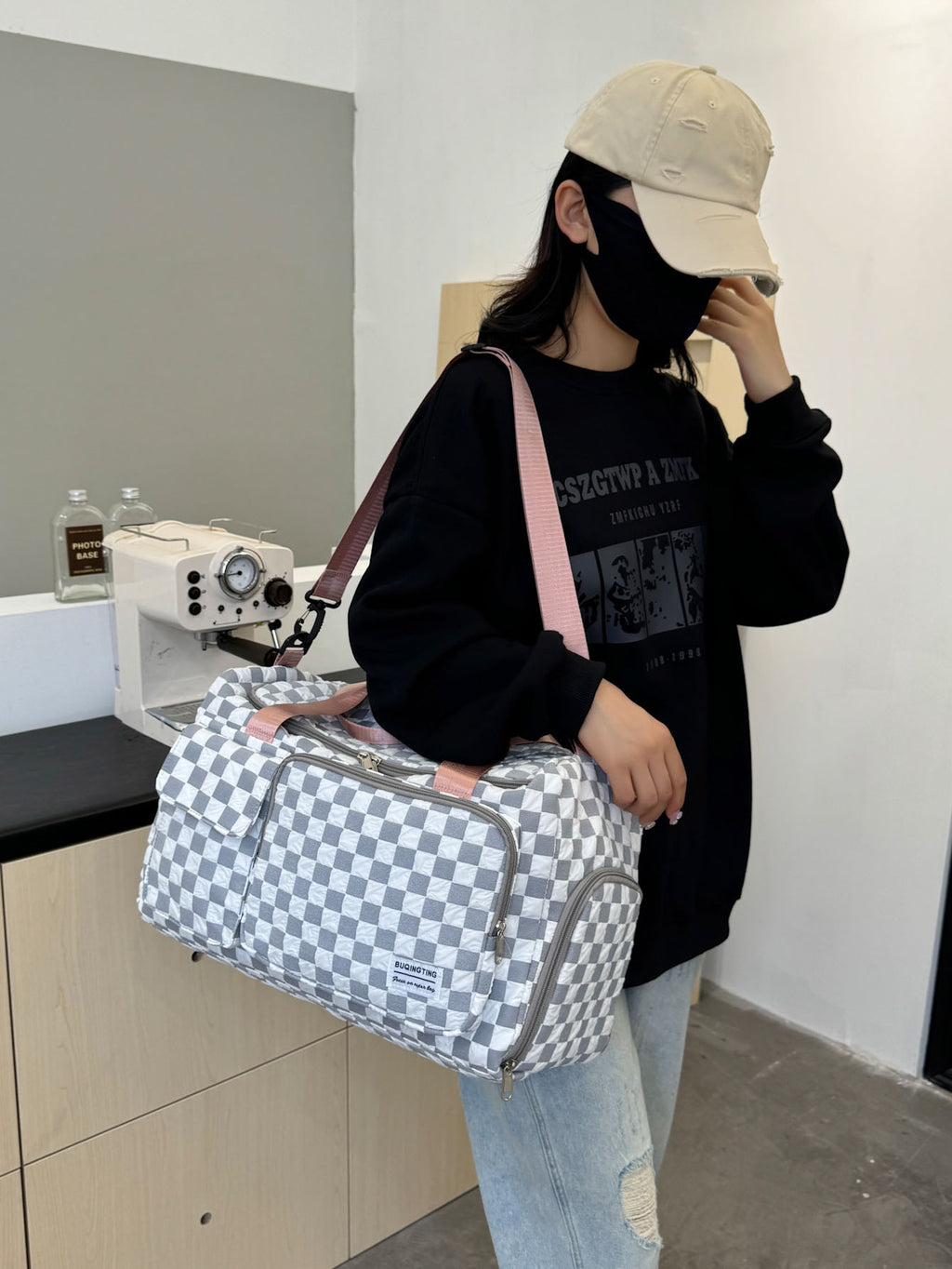 2025 Fashionable New Sports Fitness Bag Large Capacity Dry and Wet Separation Sports Bag Women's Shoulder Crossbody Fitness Yoga