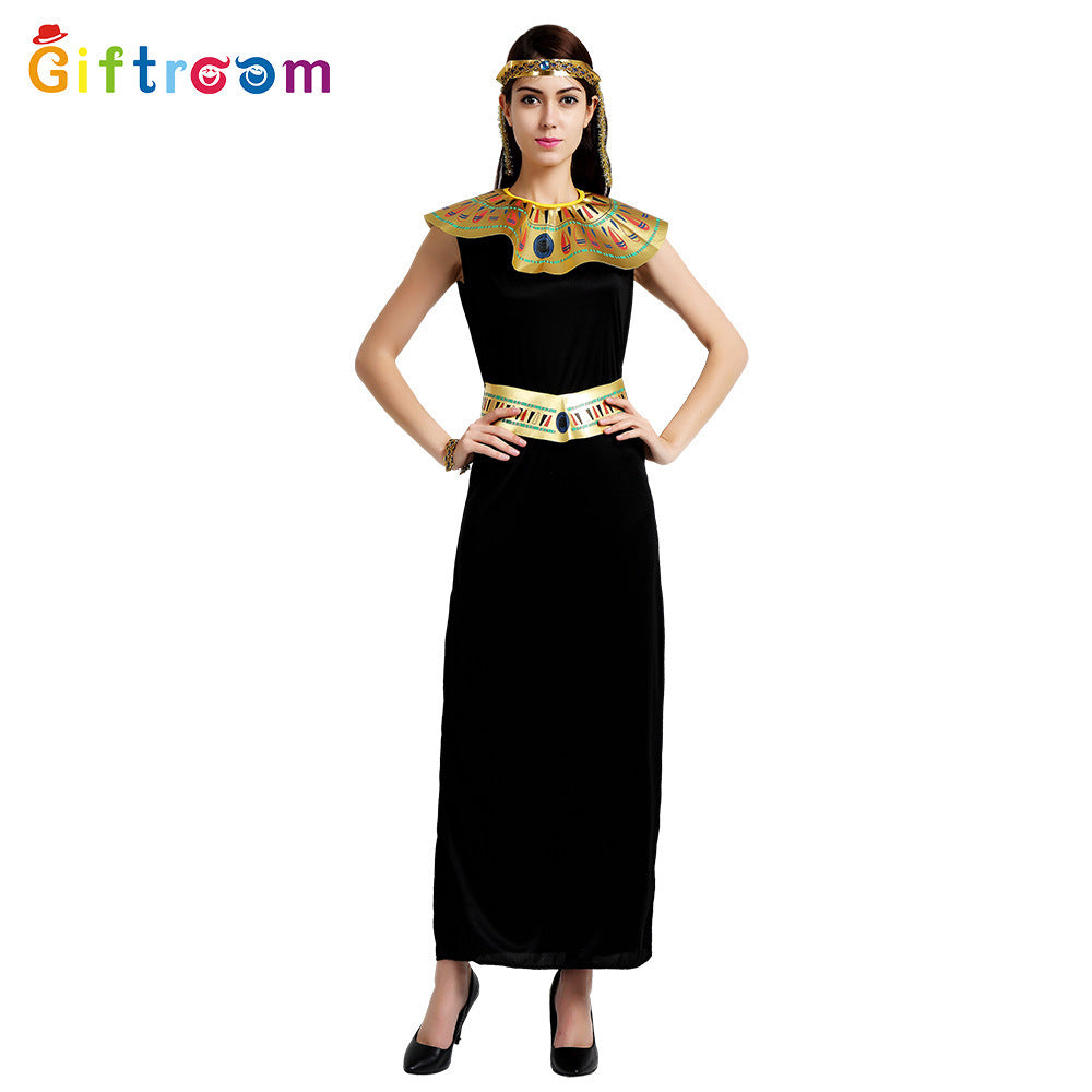 Deluxe Egyptian Pharaoh & Cleopatra Halloween Costume & Accessory Set