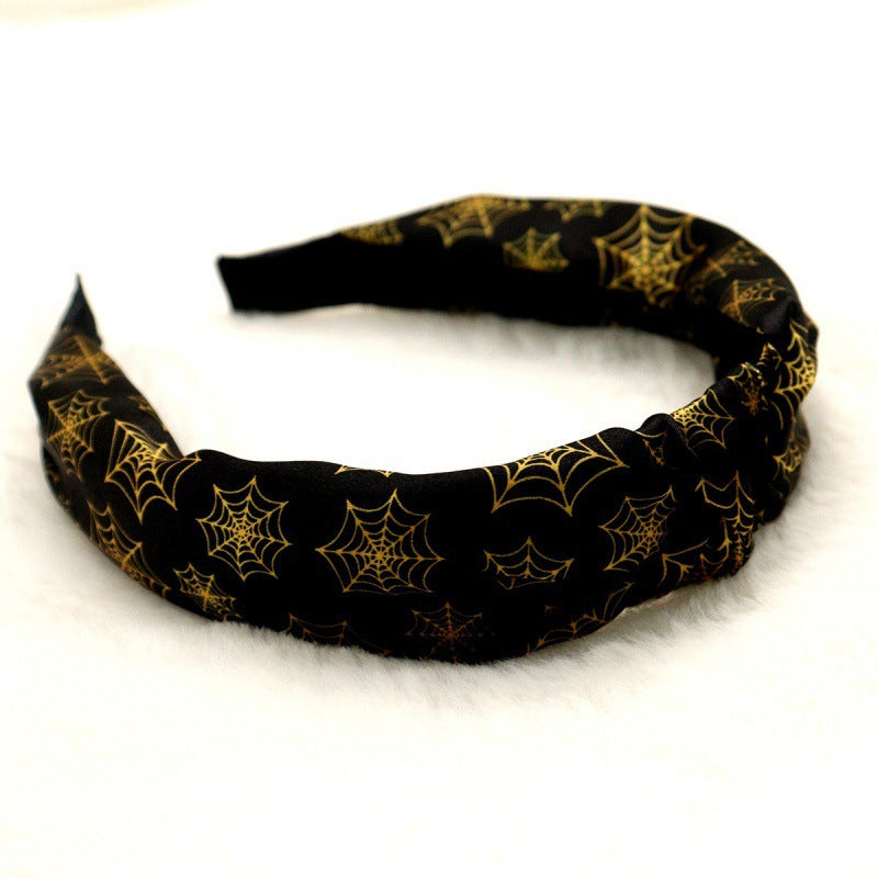 Deluxe Festive Halloween Printed Wide Headband