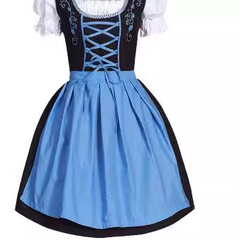 Deluxe Bavarian Beer Maid Dirndl Costume Dress