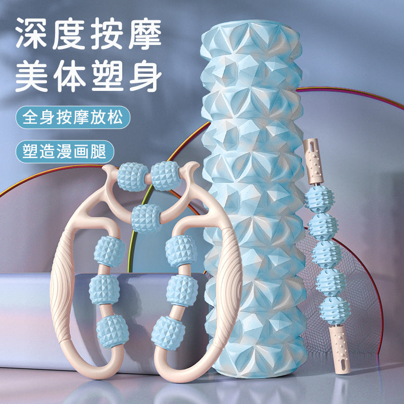 Foam Roller Leg Training Tool Roller Muscle Relaxer Beautiful Leg Massage Equipment Sports Fitness Yoga Massage Stick
