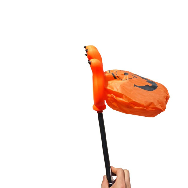 Deluxe Halloween Trick-or-Treat Candy Grabber Bag with Handle