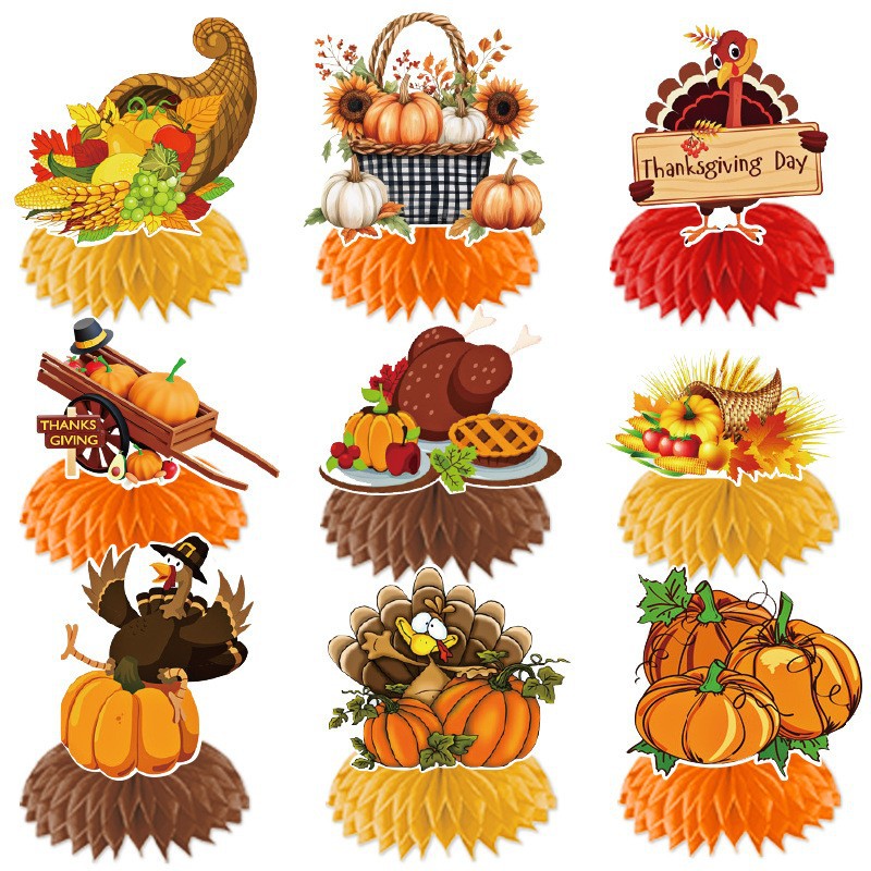 Deluxe Thanksgiving & Autumn Harvest Party Decoration Kit
