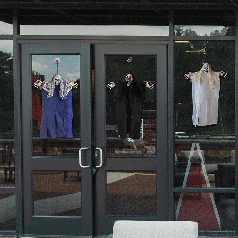 Deluxe Haunted Flying Ghost Window & Wall Hanging Prop