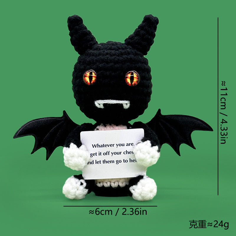Deluxe Handmade Crochet Halloween Ghost Plush & Keychain