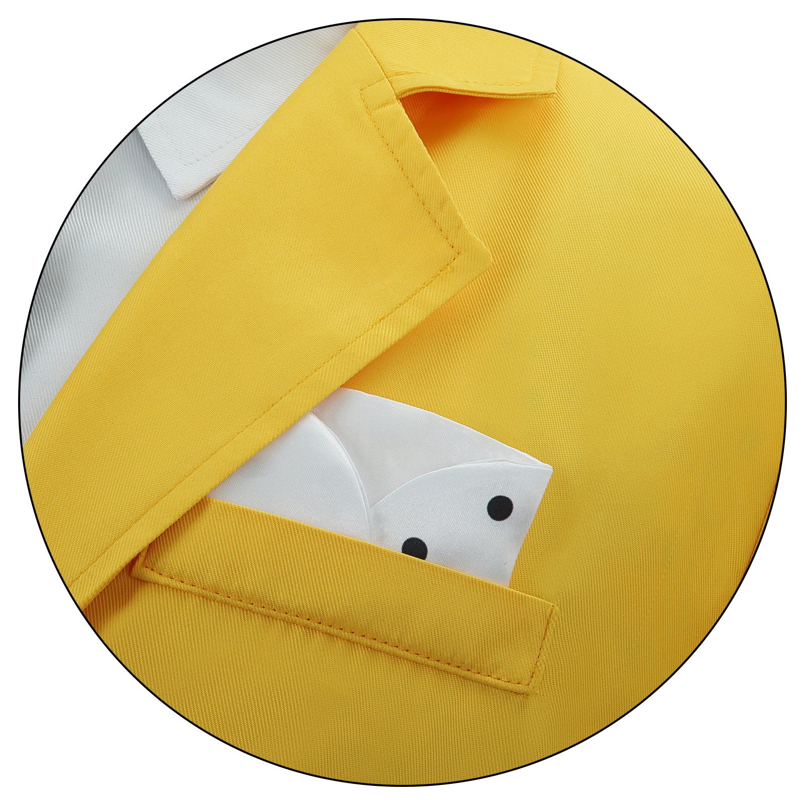 Deluxe 90s Vintage Yellow Suit & Hat Cosplay Set