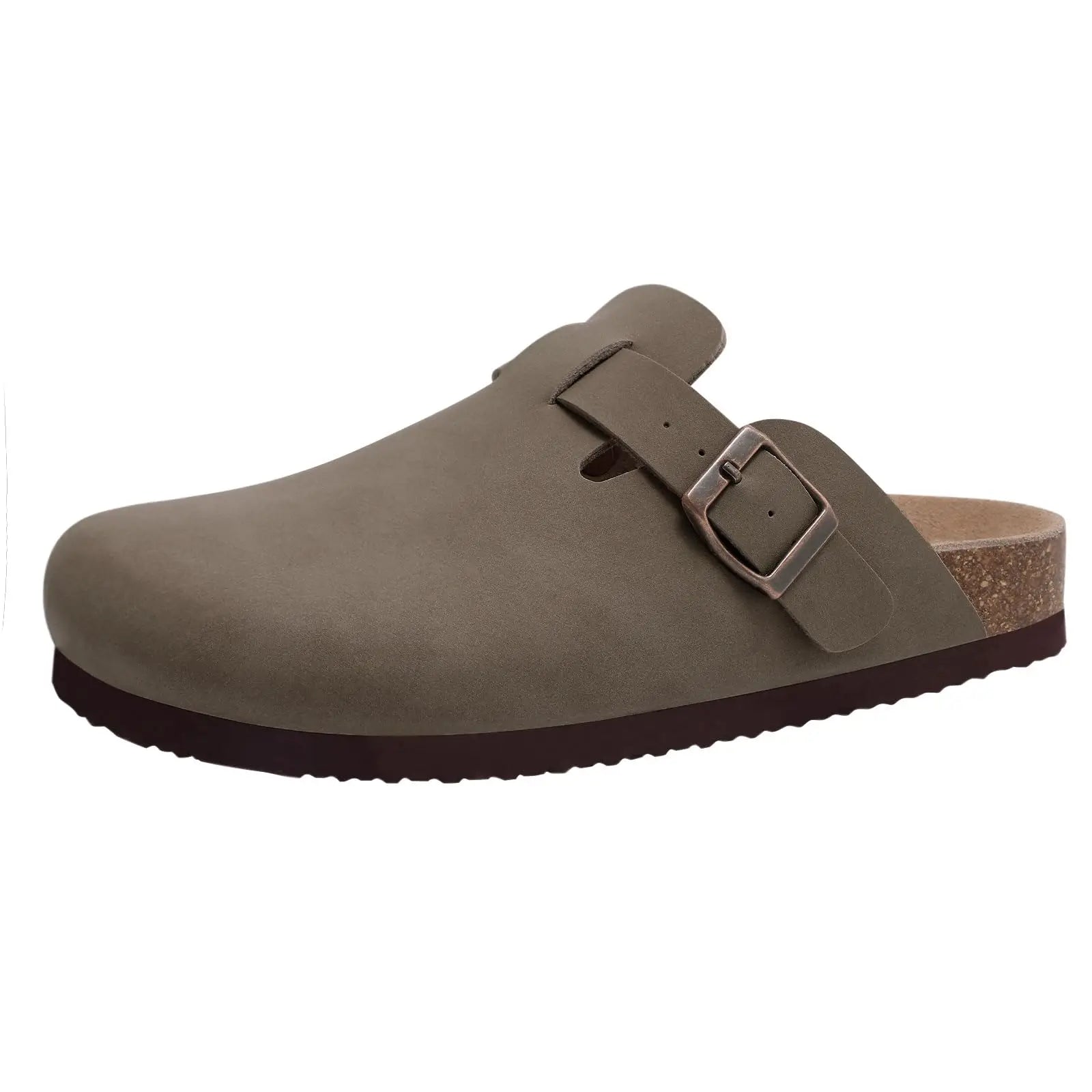 Bebealy Fashion Clogs for Women and Men Womens Suede Clogs-Mules Womens Mens House Slipers with Arch Support Soft Home Slippers