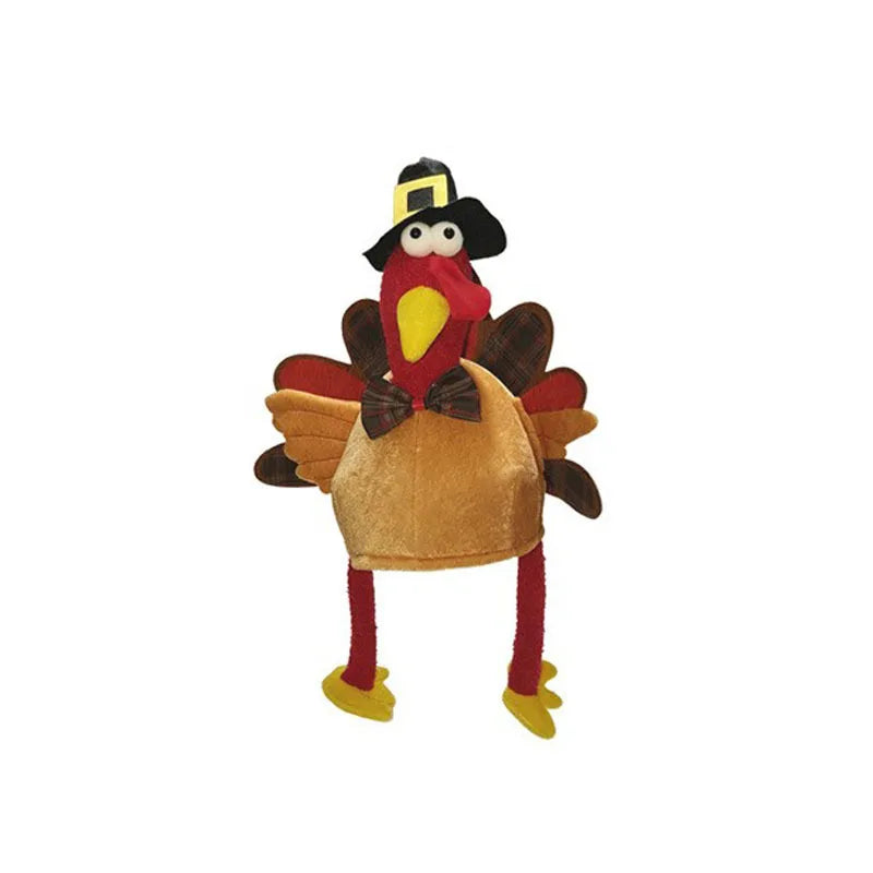Cozy Pointed Knit Thanksgiving Hat – Soft Warm Fall Harvest Beanie