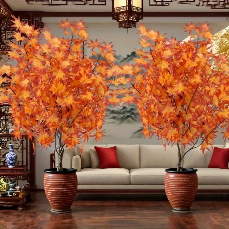 Faux Autumn Foliage Branch Stems for Thanksgiving & Fall Decor