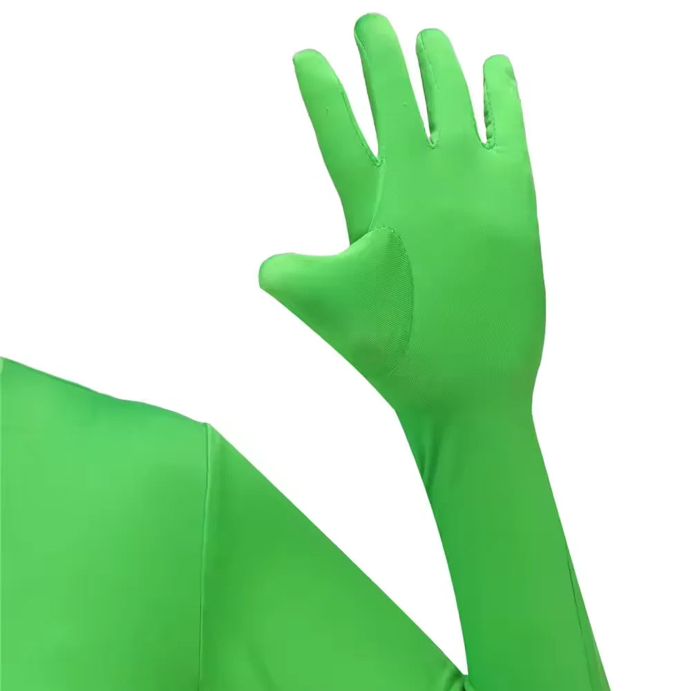 Deluxe Green Extraterrestrial Alien Full-Body Zentai Suit (Kids & Adults)
