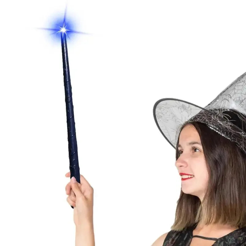 Children Lighting Up Magic Wands, Wizard Wand Style, Halloween Props, Party Costumes Light-up Accessories