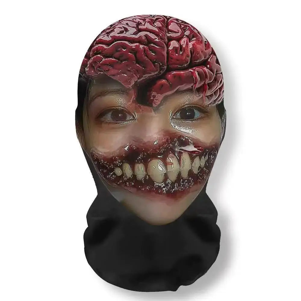 Deluxe Halloween Horror & Prank 3D Full-Face Balaclava Mask