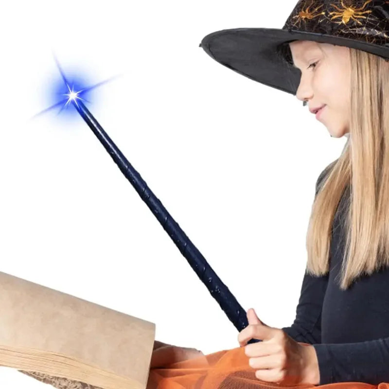 Children Lighting Up Magic Wands, Wizard Wand Style, Halloween Props, Party Costumes Light-up Accessories