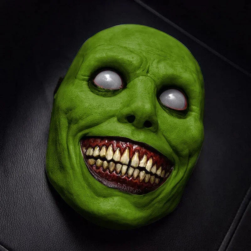 Deluxe Creepy Smiling Demon & Monster Latex Full-Face Mask