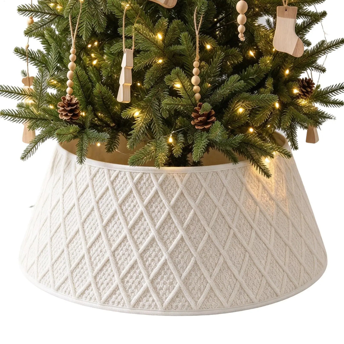 Christmas Tree Collar Round Trees Skirts Tree Bottom Decoration Family Holiday Party Christmas Tree Decorations