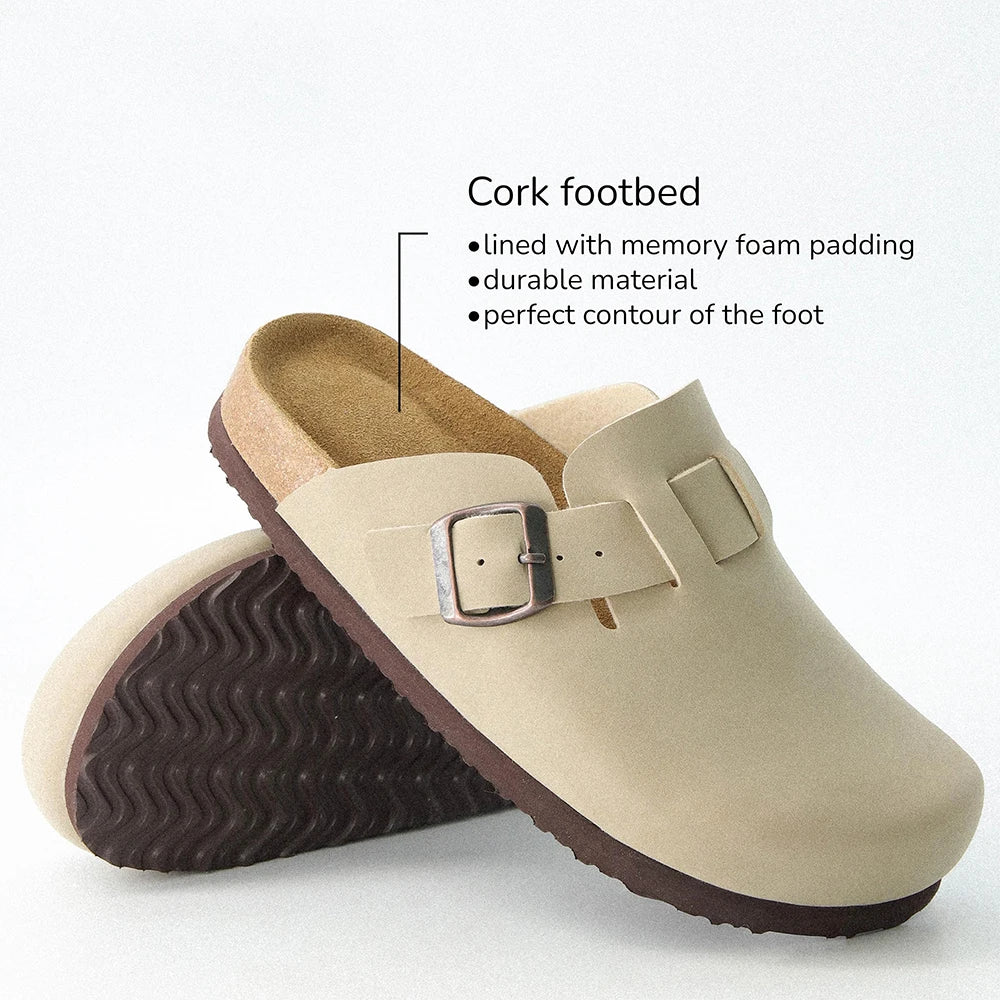 Bebealy Fashion Clogs for Women and Men Womens Suede Clogs-Mules Womens Mens House Slipers with Arch Support Soft Home Slippers
