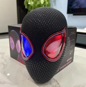 Deluxe 1:1 Spider-Man Electronic Mask with Moving Eyes & Ring Control